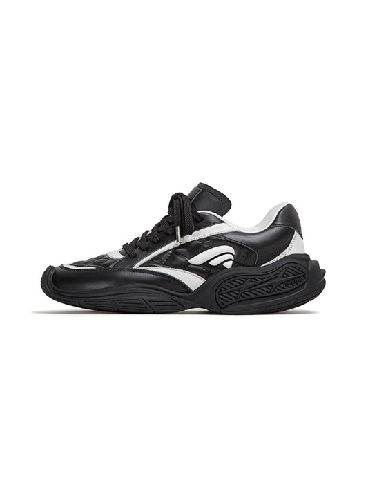 Quilted-Panel Low-Profile Sport Sneakers