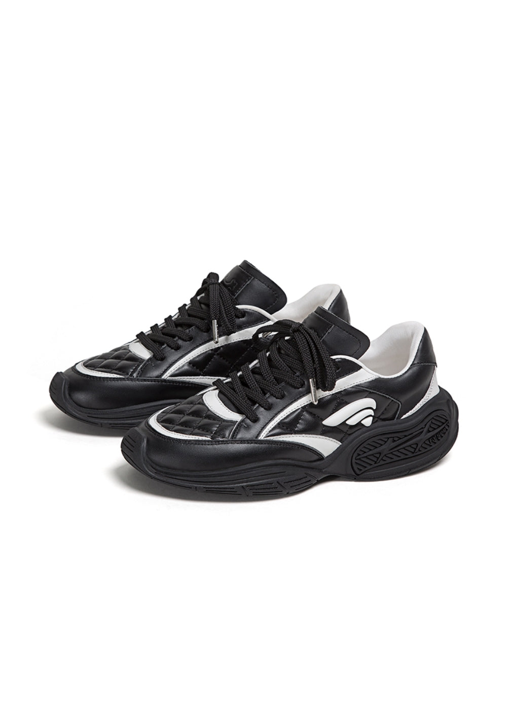 Quilted-Panel Low-Profile Sport Sneakers