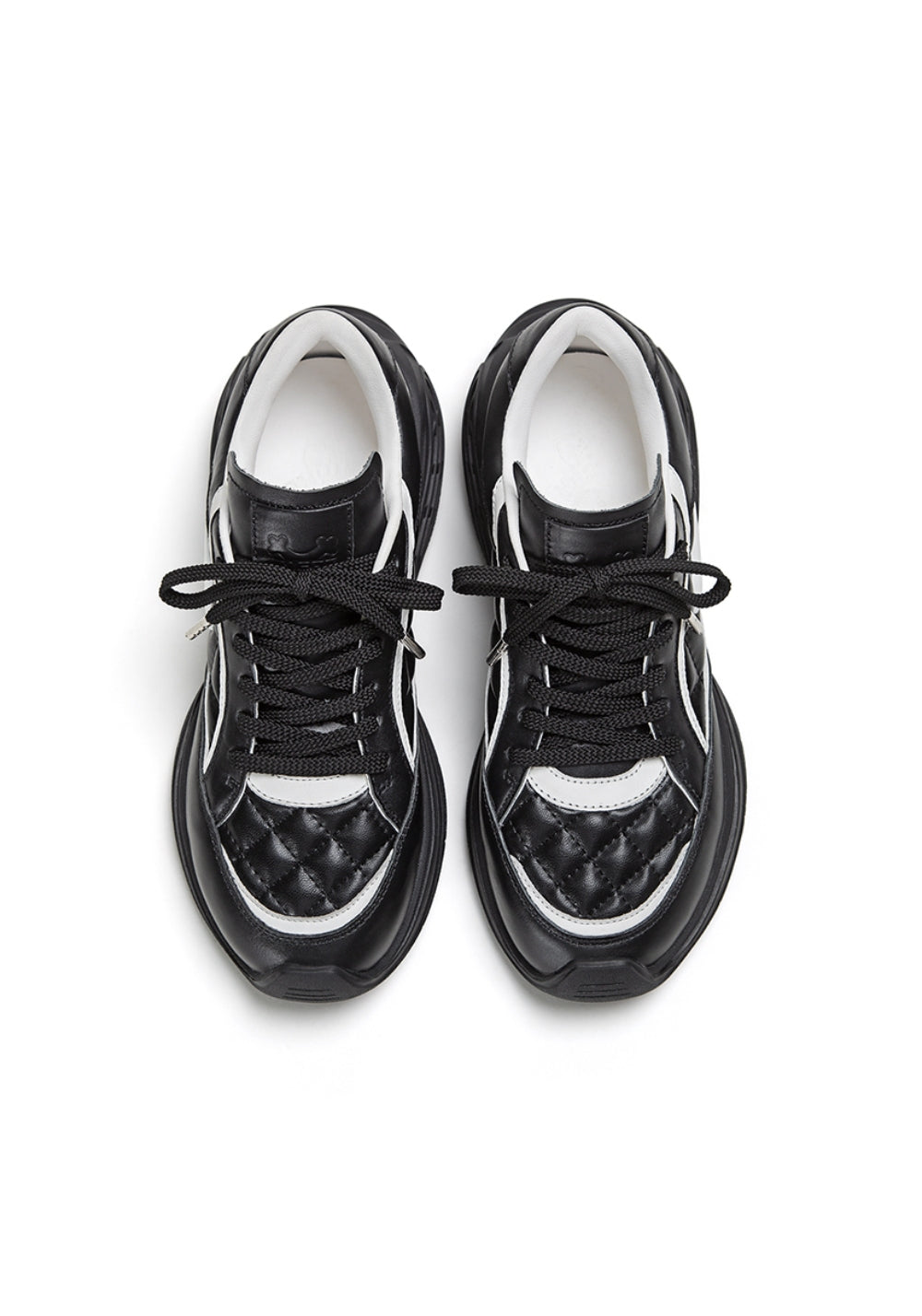 Quilted-Panel Low-Profile Sport Sneakers
