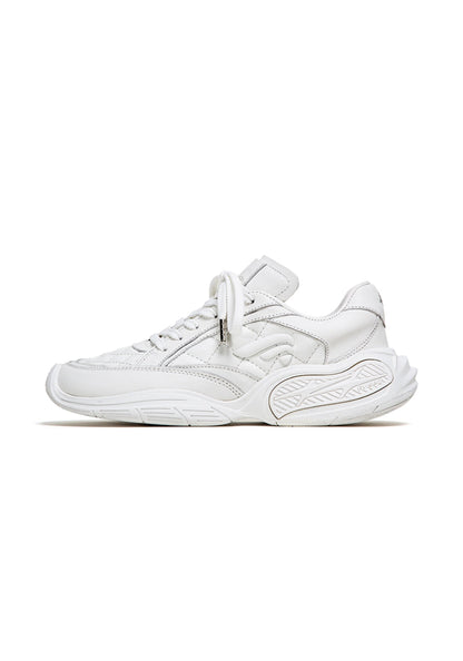 Quilted-Panel Low-Profile Sport Sneakers