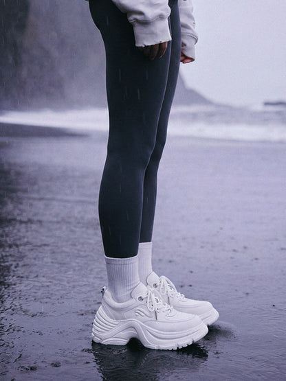 Sculpted-Wave Chunky Dad Sneakers