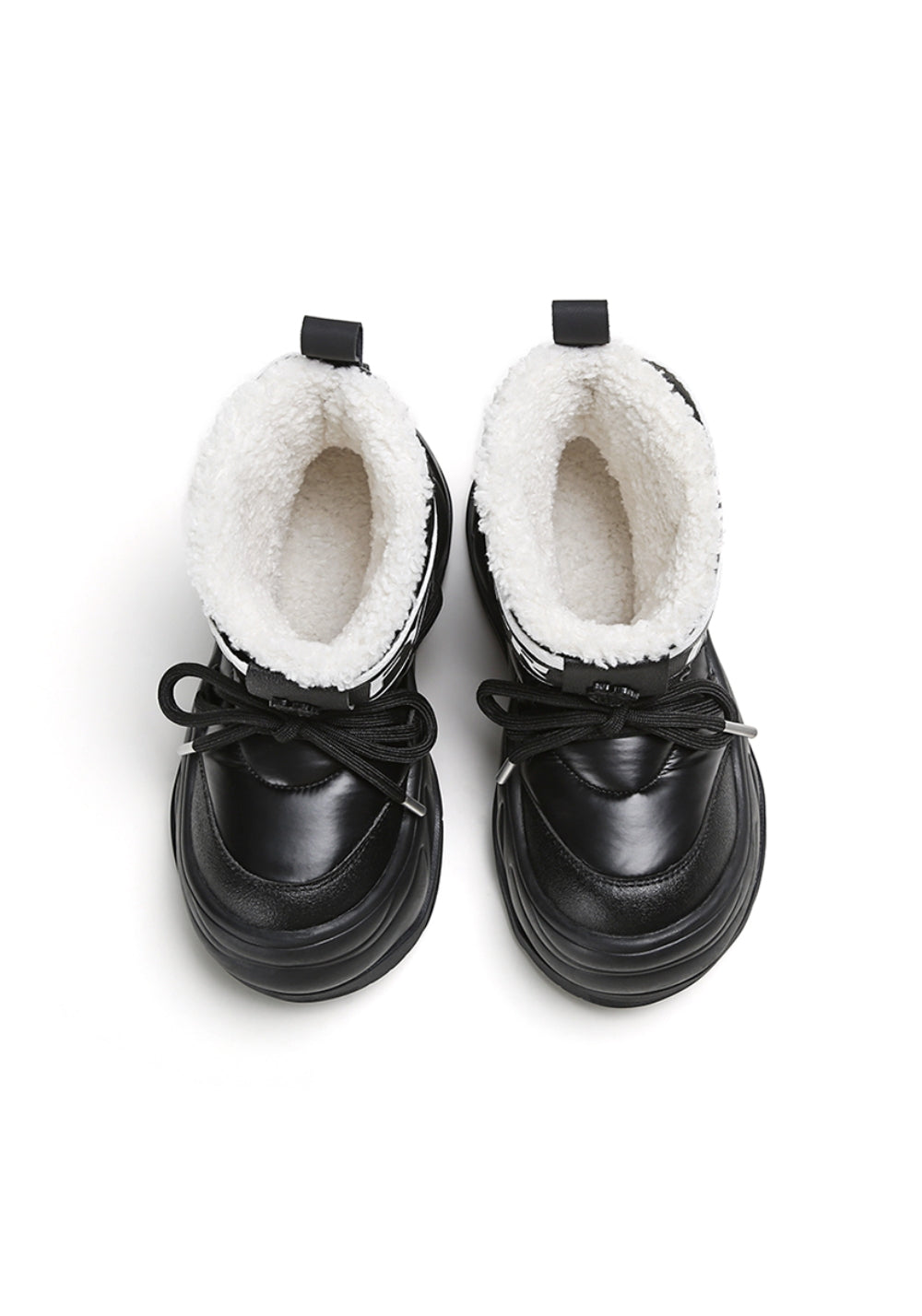 Faux-Fur Waterproof Chunky Moon Boots