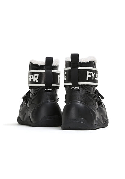 Faux-Fur Waterproof Chunky Moon Boots