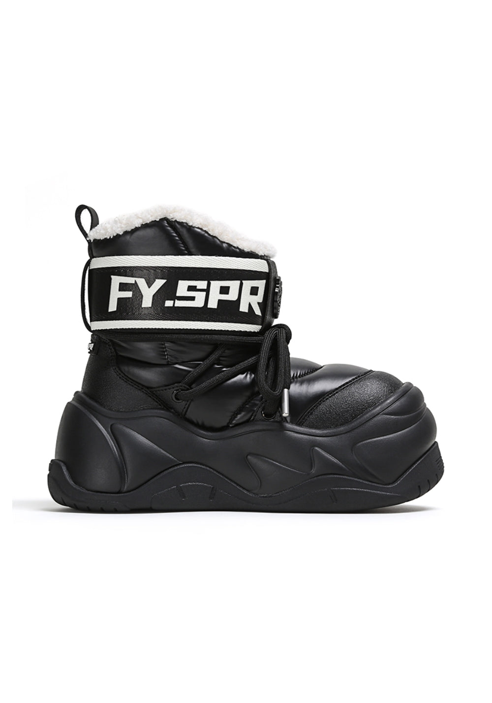 Faux-Fur Waterproof Chunky Moon Boots