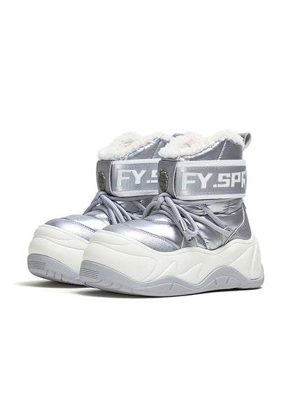 Faux-Fur Waterproof Chunky Moon Boots