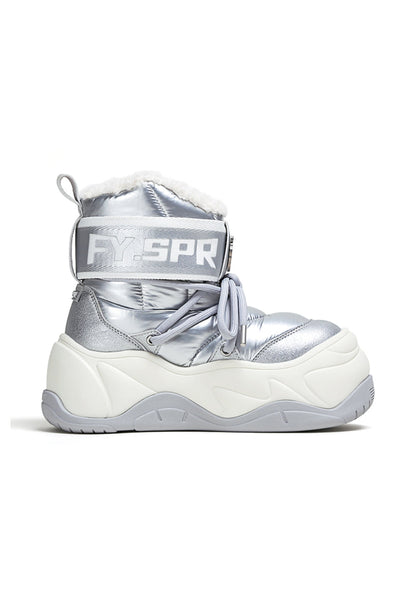 Faux-Fur Waterproof Chunky Moon Boots