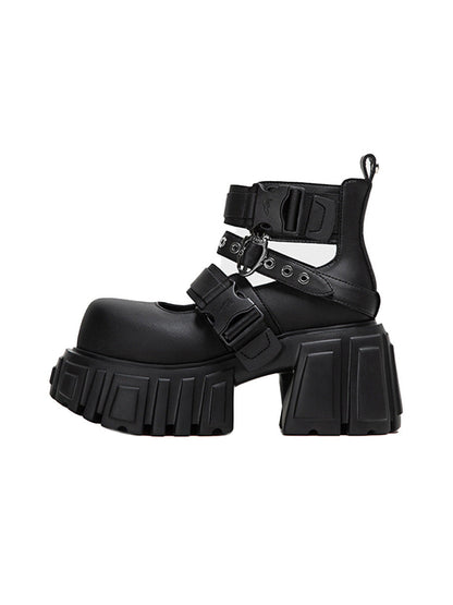 Night Queen 2.0 Buckled Platform Boots