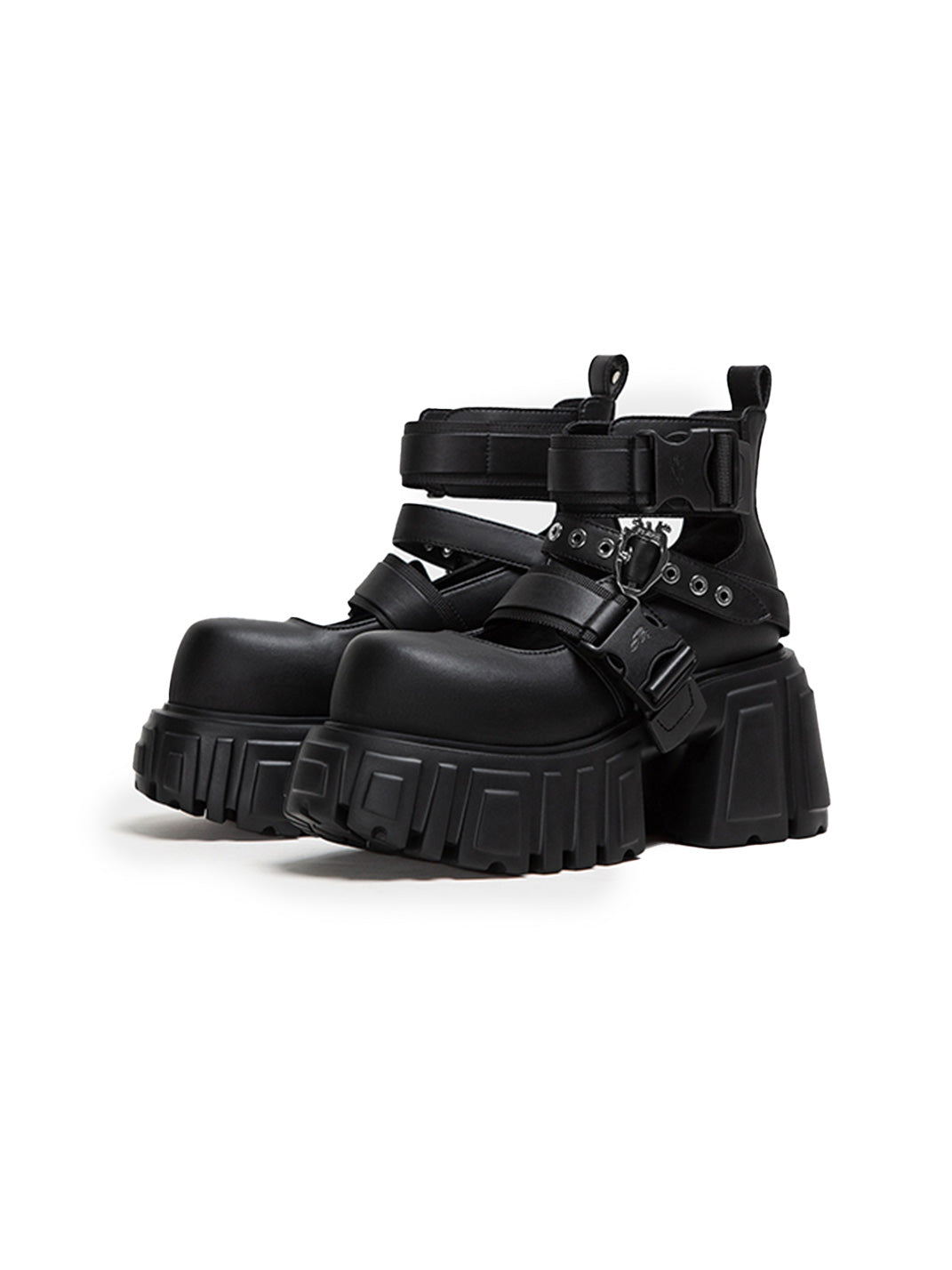 Night Queen 2.0 Buckled Platform Boots