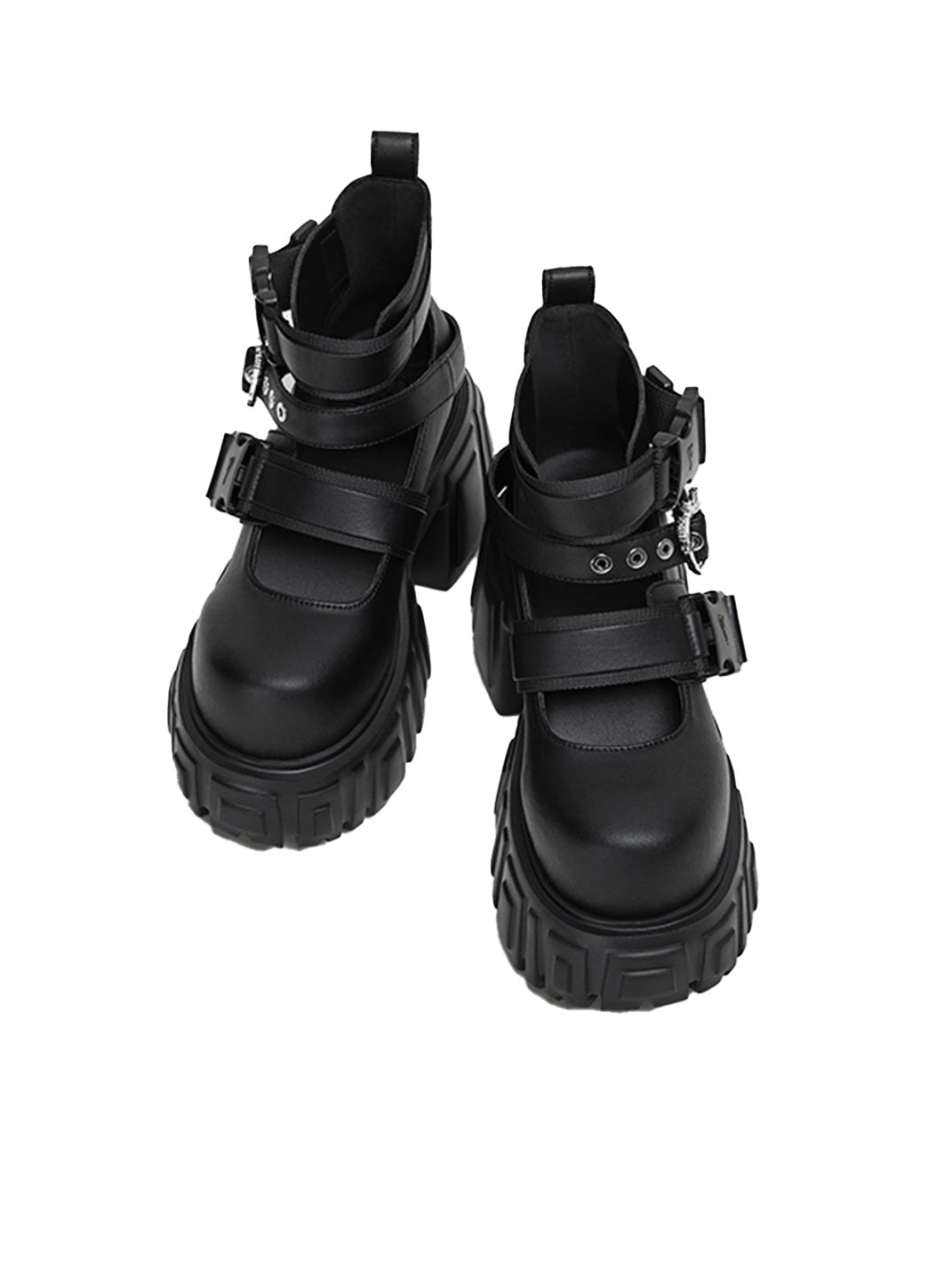 Night Queen 2.0 Buckled Platform Boots