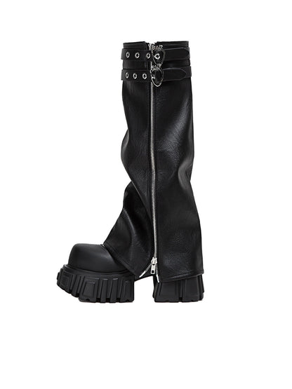 Night Queen 2.0 Buckled Platform Boots