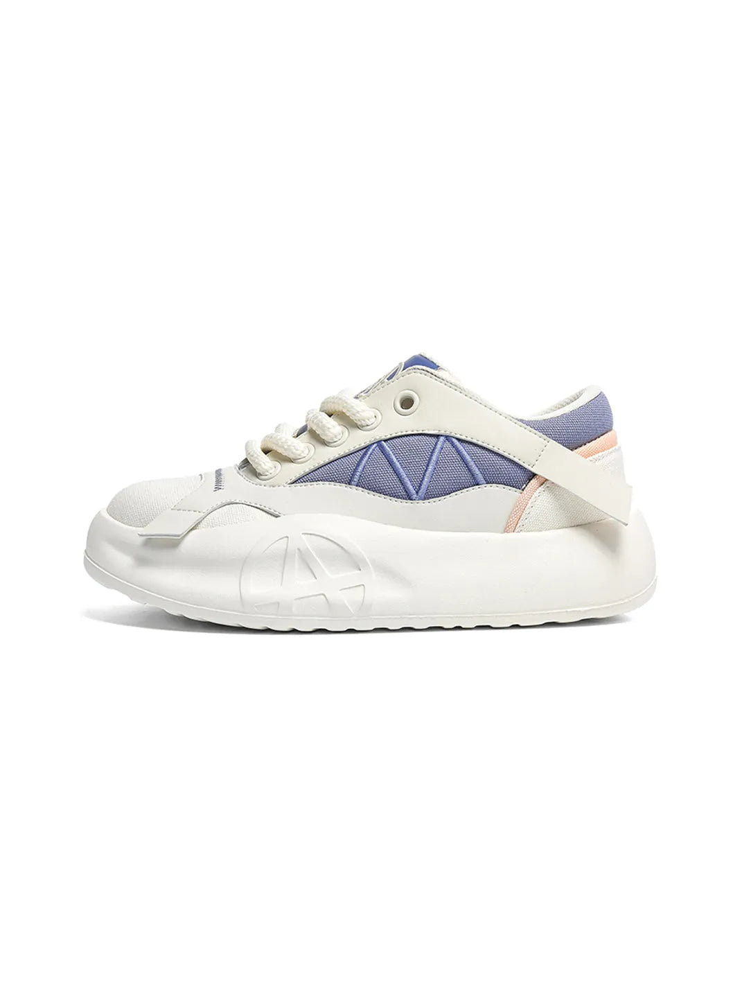 Geometric Panel Platform Runner Sneakers