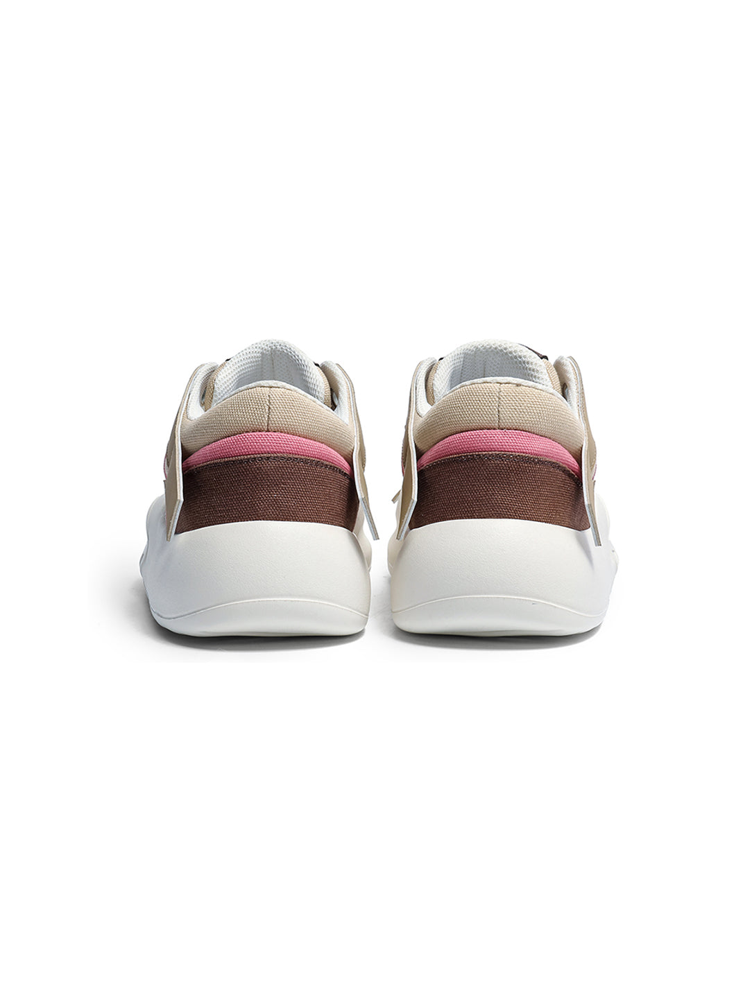 Geometric Panel Platform Runner Sneakers
