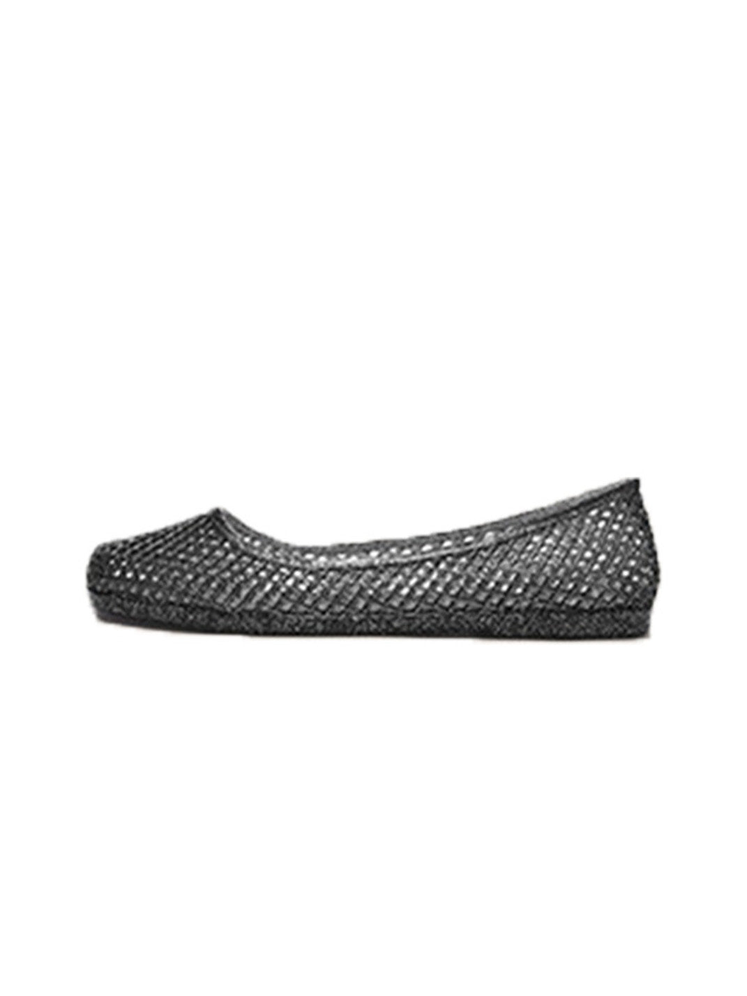 Glitter Mesh Jelly Ballet Flats