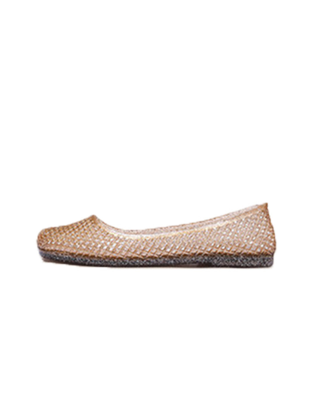 Glitter Mesh Jelly Ballet Flats