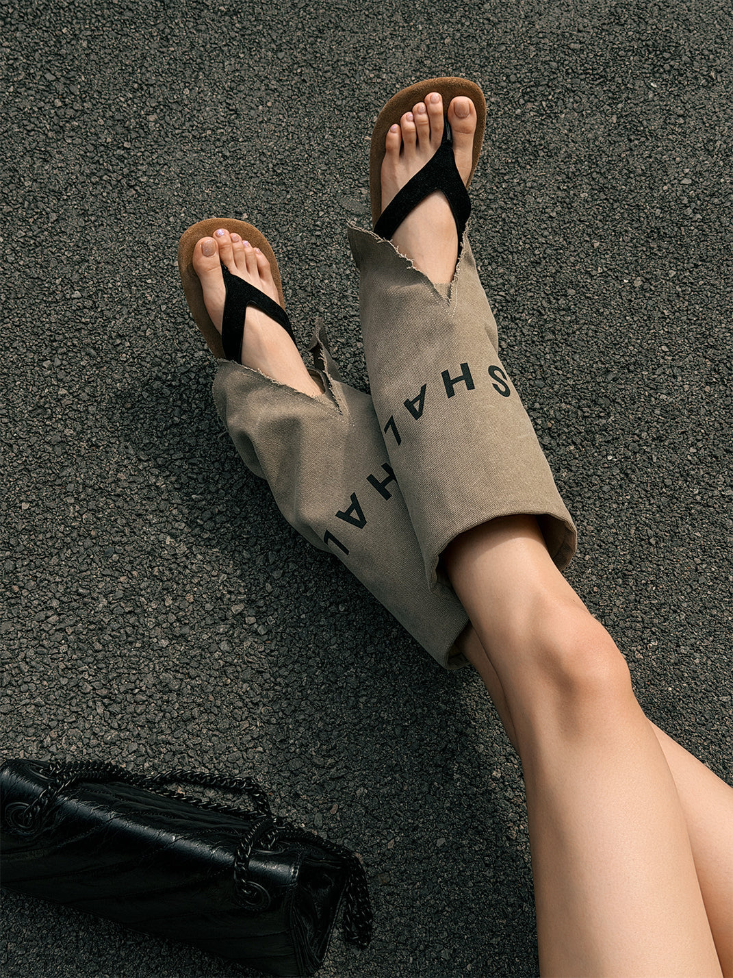 Split-Toe Suede Western Sandal Boots