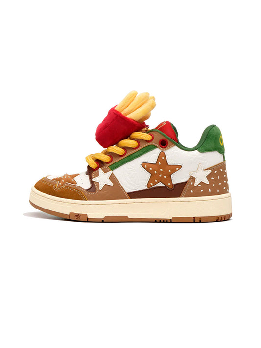 Hamburger Star High-Top Sneakers