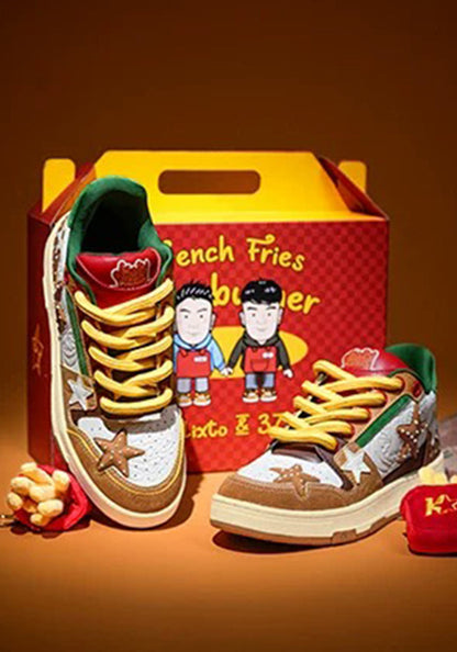 Hamburger Star High-Top Sneakers