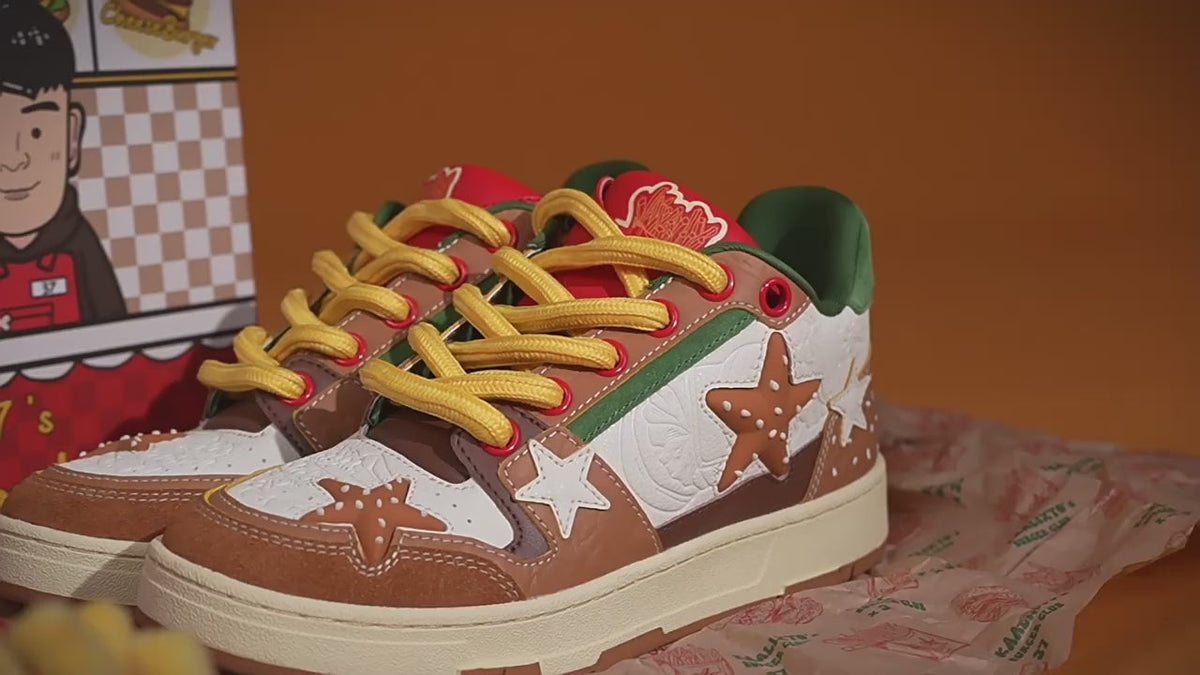 Hamburger Star High-Top Sneakers