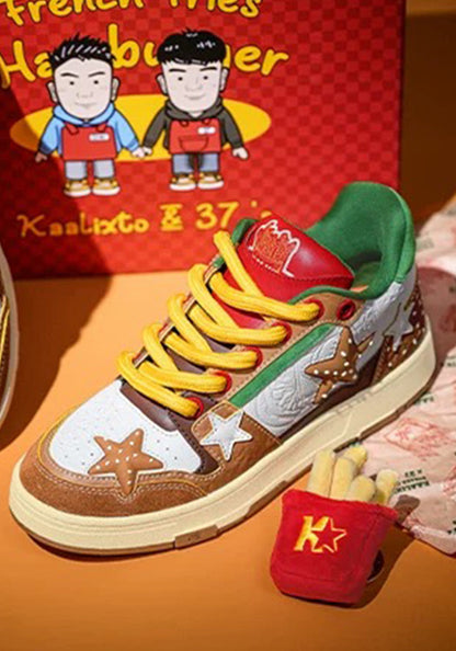 Hamburger Star High-Top Sneakers