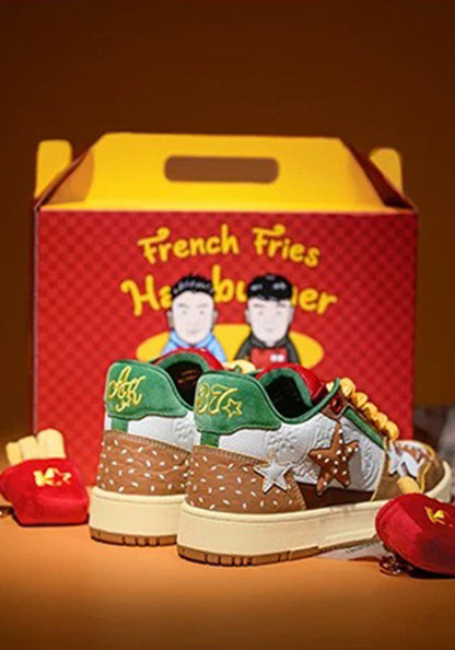 Hamburger Star High-Top Sneakers