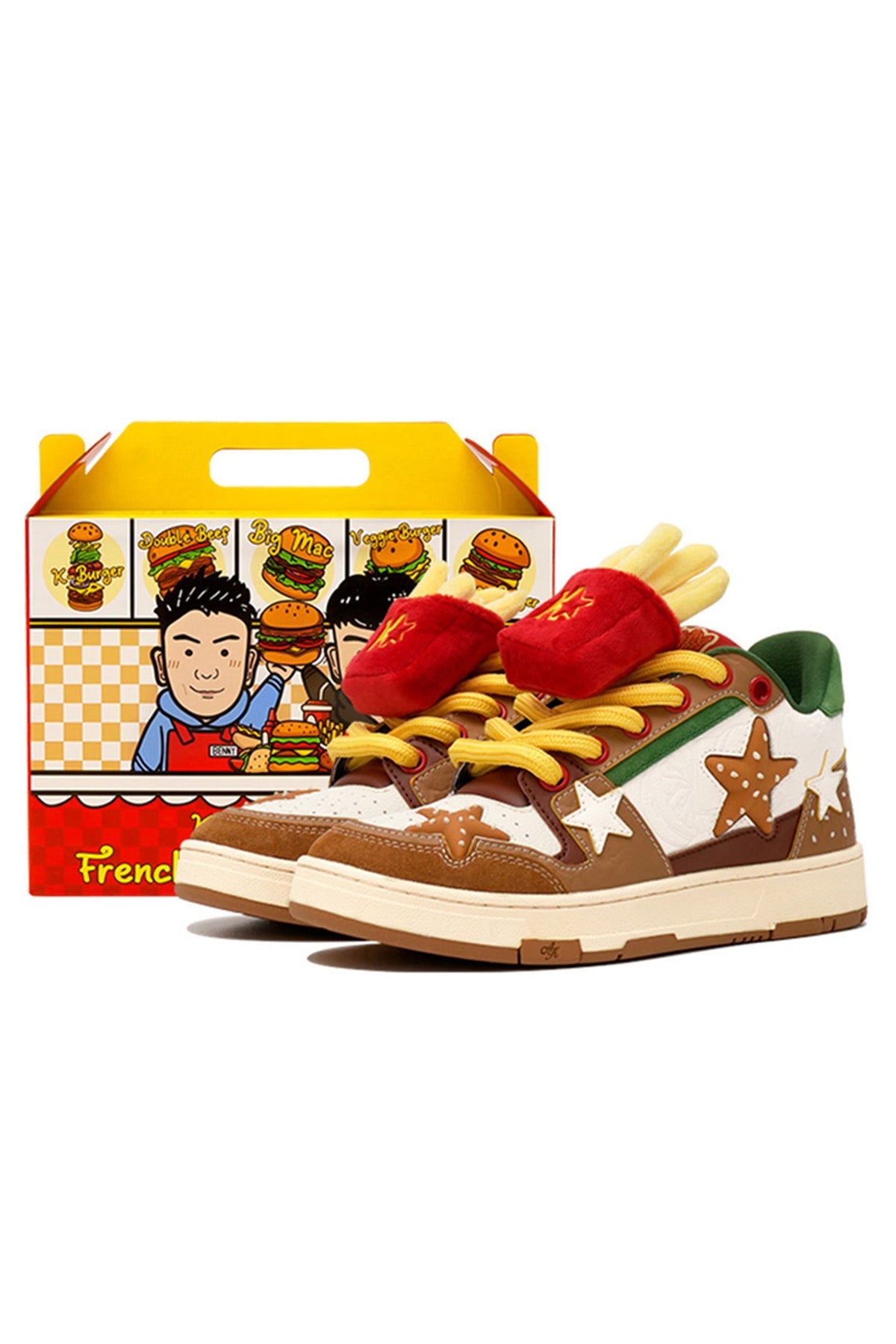 Hamburger Star High-Top Sneakers