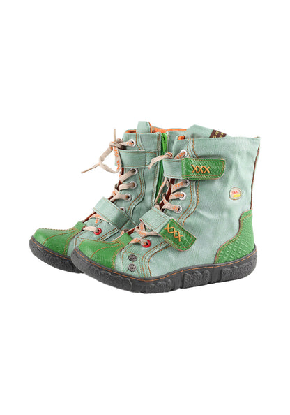Hand-Stitched Flat Mid-Calf Boots