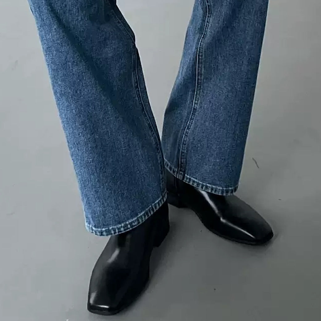 Black Exaid Leather Boots