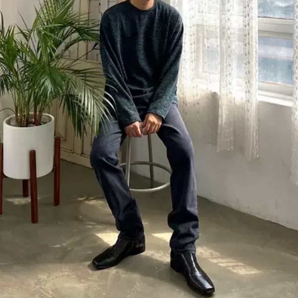 Square toe noble boots