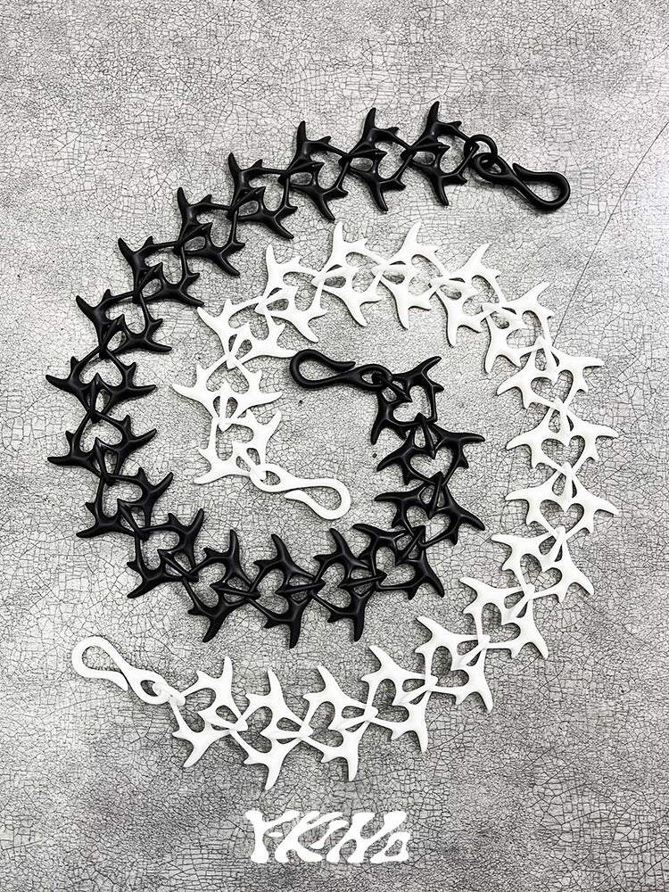 SPINE-HEART Snakebone One-Piece 3D-Printed Pant Chain [ID:0569CH]