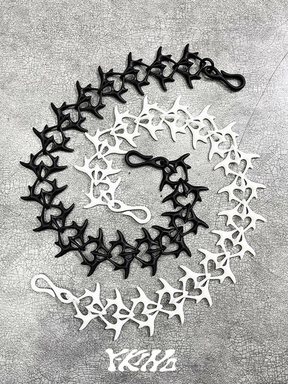 SPINE-HEART Snakebone One-Piece 3D-Printed Pant Chain [ID:0569CH]