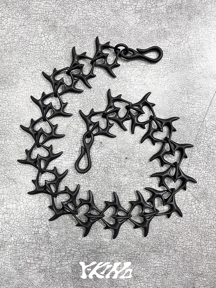 SPINE-HEART Snakebone One-Piece 3D-Printed Pant Chain [ID:0569CH]