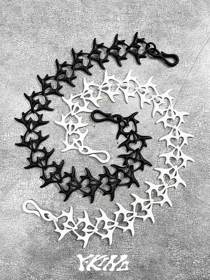 SPINE-HEART Snakebone One-Piece 3D-Printed Pant Chain [ID:0569CH]