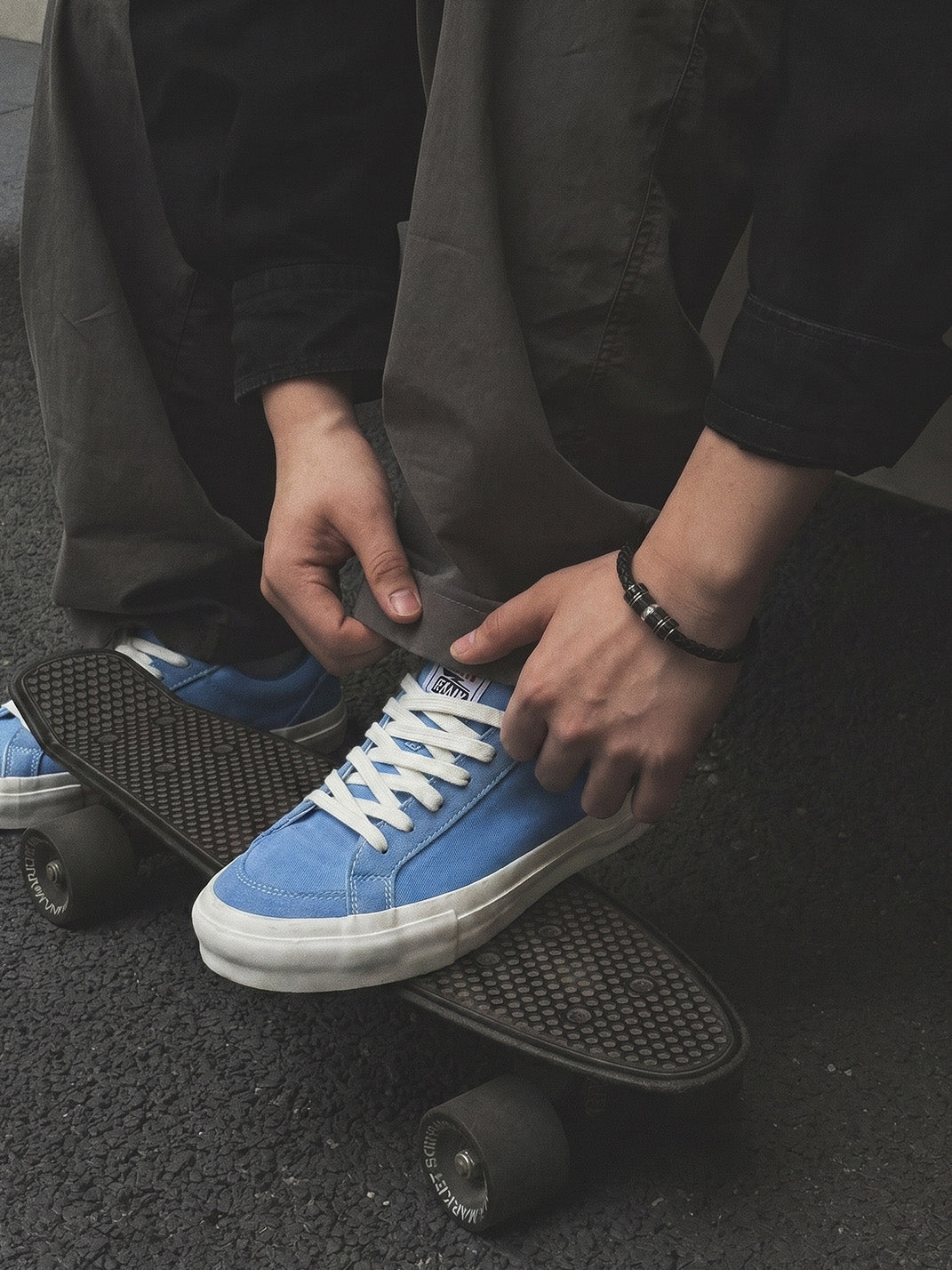 Afro-Embroidered Casual Skate Sneakers