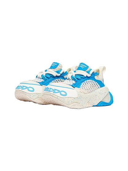 Macaron Blue Mesh Chunky Dad Sneakers