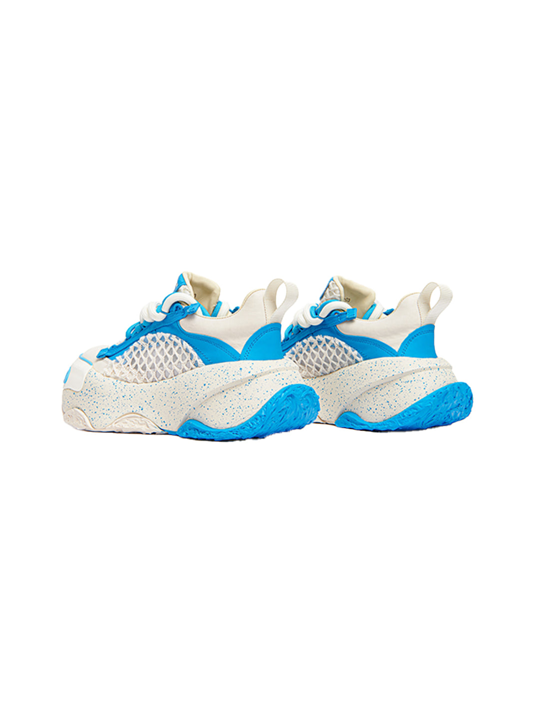 Macaron Blue Mesh Chunky Dad Sneakers