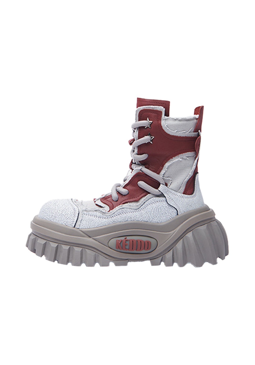 Sculpted-Sole Punk Platform Work Boots