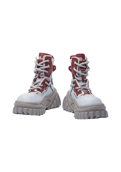 Sculpted-Sole Punk Platform Work Boots