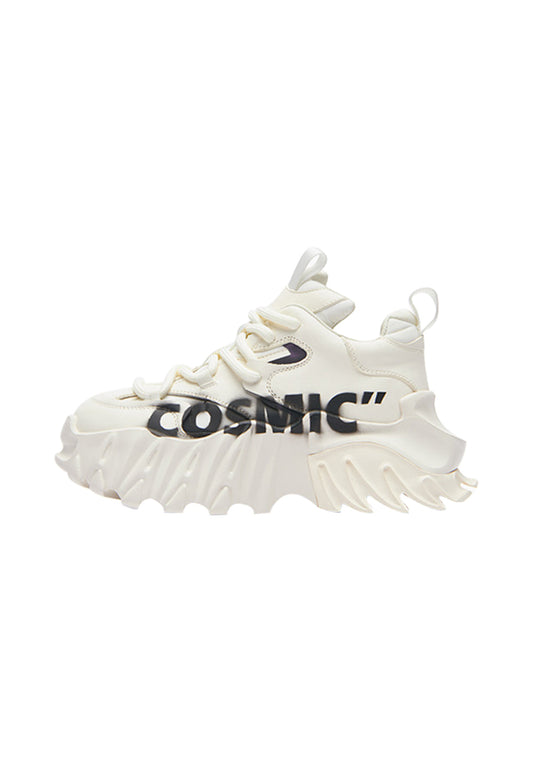 COSMIC Graphic Sculpted-Sole Platform Shoes