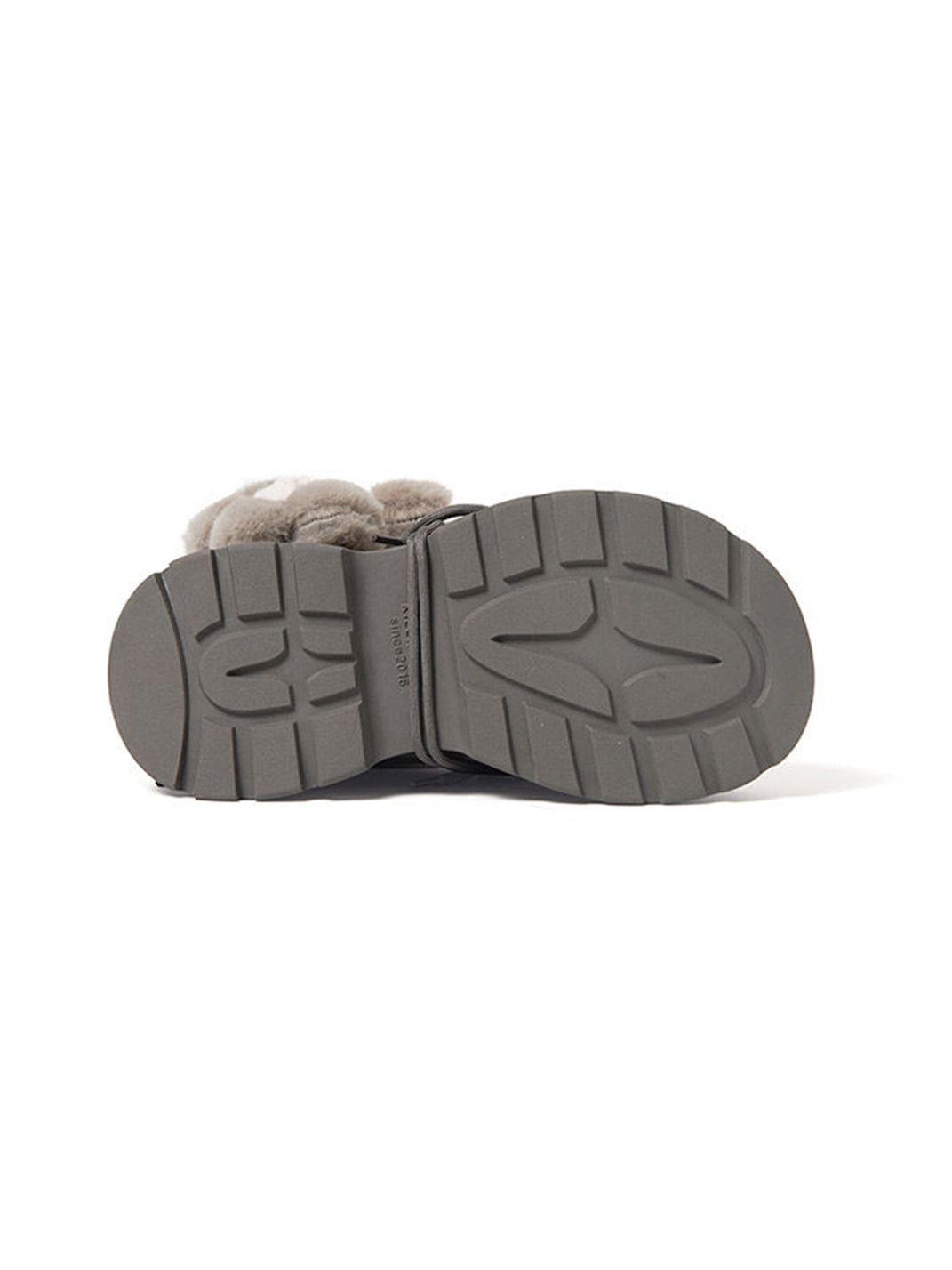 Plush-Cuff Charm Platform Snow Boots