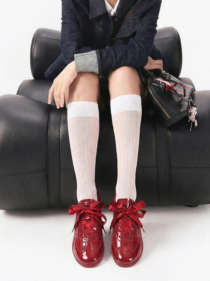 Crimson Tonal Athletic Runner Sneakers