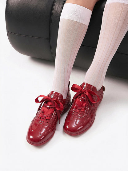 Crimson Tonal Athletic Runner Sneakers