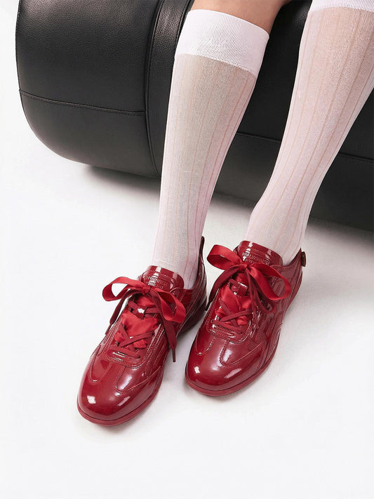 Crimson Tonal Athletic Runner Sneakers
