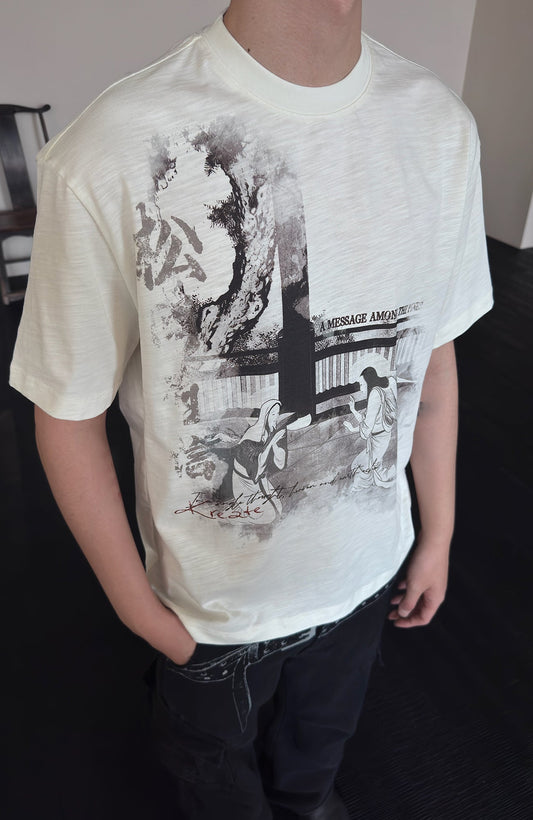 KREATE Bamboo Texture Graphic Tee