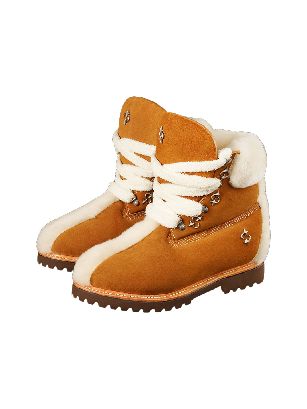 Mohawk Shearling-Lined Work Boots