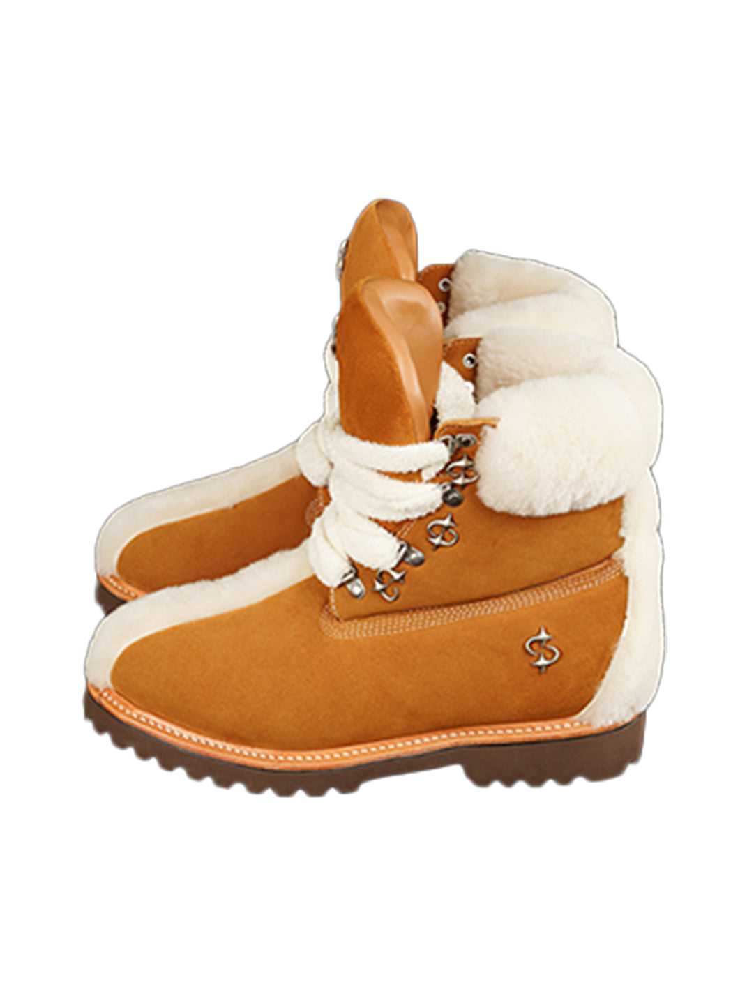 Mohawk Shearling-Lined Work Boots