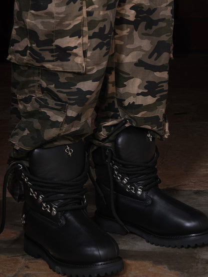 Mohawk Shearling-Lined Work Boots