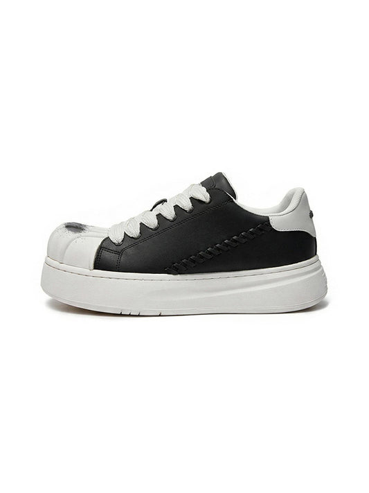 Shell-Toe Platform Derby Sneakers