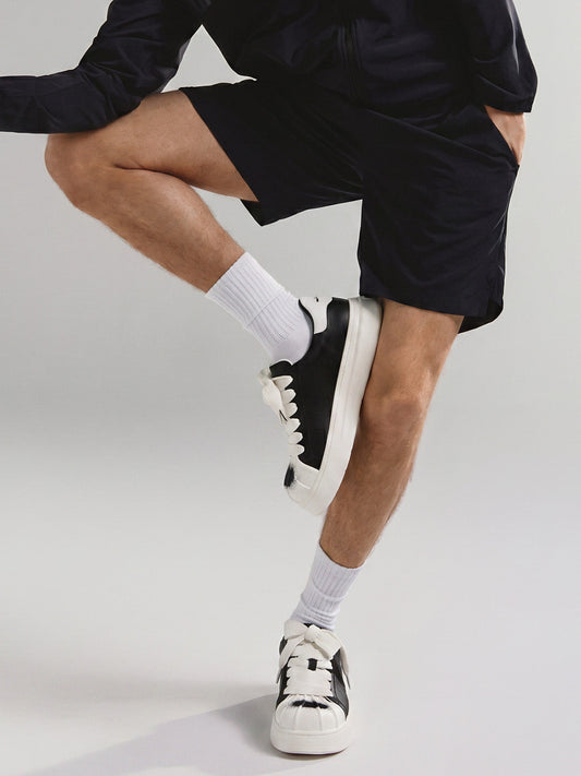 Shell-Toe Platform Derby Sneakers