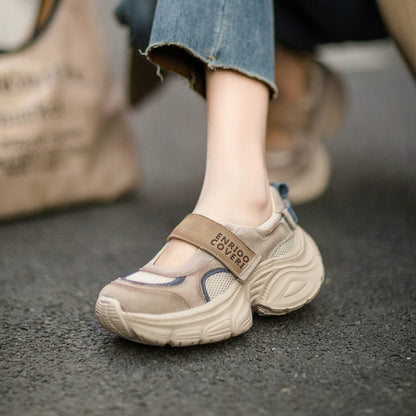 Retro Platform Mary Jane Sneakers