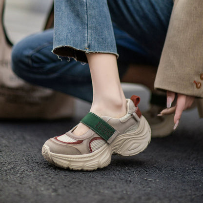 Retro Platform Mary Jane Sneakers